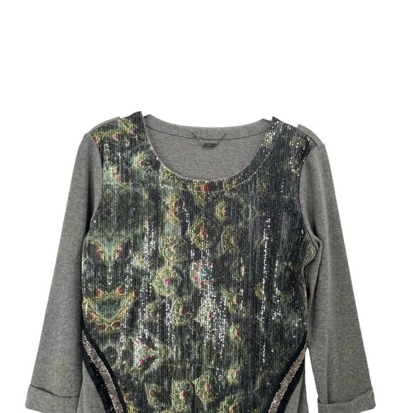 Custo Barcelona sequin front jersey tunic‎ dress Size M - Picture 2 of 7